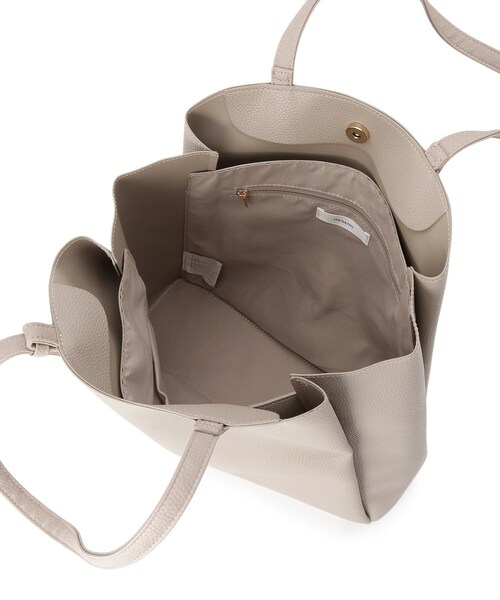 ITS'DEMO(イッツデモ)の「<かるバッグ>縦型A4トート【通勤】(トートバッグ・レディース・グレー/ナチュラル/ブラック・00)」の20枚目の写真