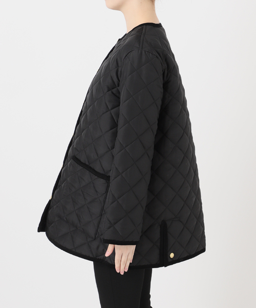 Traditional Weatherwear（トラディショナルウェザーウェア）の「【TRADITIONAL WEATHERWEAR】ARKLEY A LINE MIDDLE（その他アウター・レディース・ネイビー/ブラック・34/32）」の16枚目の写真