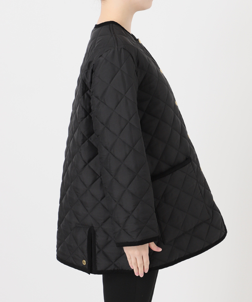 Traditional Weatherwear（トラディショナルウェザーウェア）の「【TRADITIONAL WEATHERWEAR】ARKLEY A LINE MIDDLE（その他アウター・レディース・ネイビー/ブラック・34/32）」の18枚目の写真