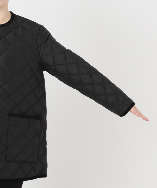 Traditional Weatherwear（トラディショナルウェザーウェア）の「【TRADITIONAL WEATHERWEAR】ARKLEY A LINE MIDDLE（その他アウター・レディース・ネイビー/ブラック・34/32）」の19枚目の写真