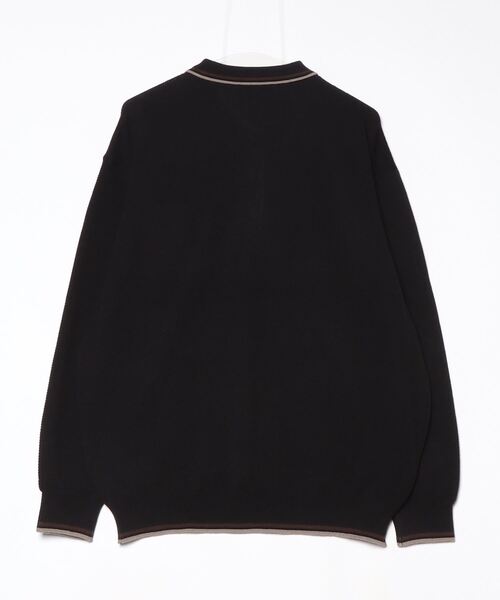 penguin BY MUNSINGWEAR(ペンギン バイ マンシングウェア)の「CLASSIC POLO SWEATER 鹿の子セーター ゴルフウェア(ニット/セーター・メンズ・ブラック・M/L/XL)」の8枚目の写真