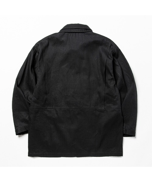 meanswhile(ミーンズワイル)の「Denim Double Collar JKT(デニムジャケット・メンズ・ブラック・2(M))」の2枚目の写真