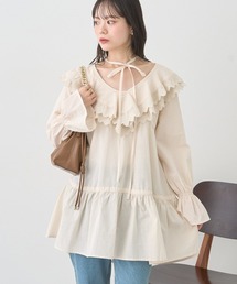 earth music&ecology | サイドリボンラッフルミニワンピース(ワンピース)