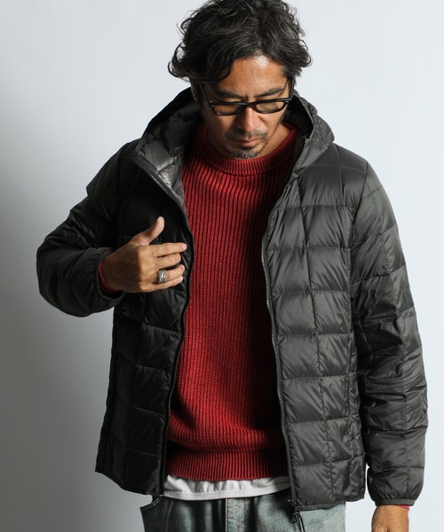 TAION×DUFFER W-ZIP DOWN PARKA：TAION別注 ベーシック Wジップ ダウンパーカー