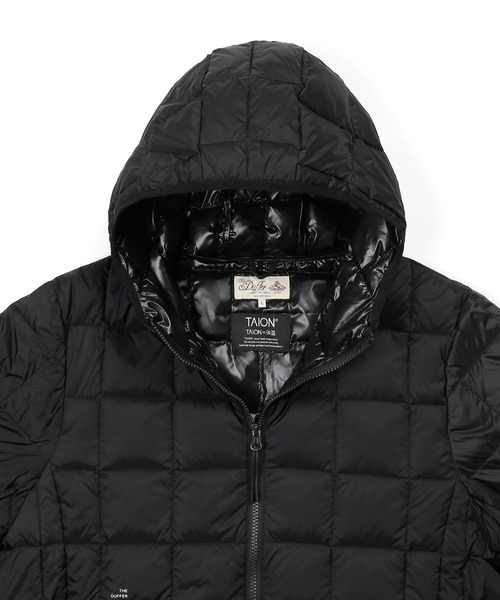 TAION×DUFFER W-ZIP DOWN PARKA：TAION別注 ベーシック Wジップ ダウン