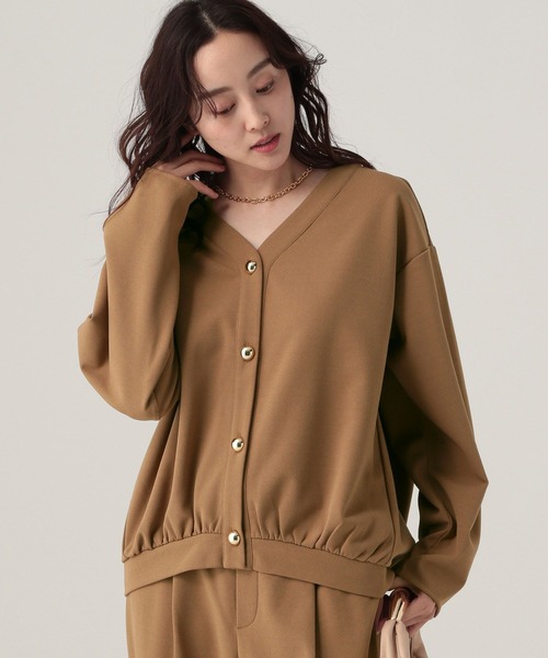 サマ見えあったかVネックプルオーバー/593426（Tシャツ/カットソー