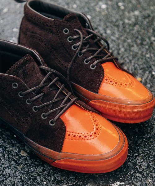 希少　VANS ブーツ 即決!希少! VANS GIBSON BOOT 27.5cm ブルー系 スエード