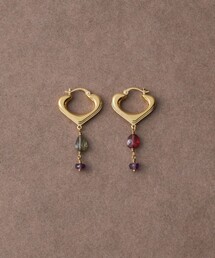 トーン] K18RBG フープ ピアス スキニー L（ピアス（両耳用