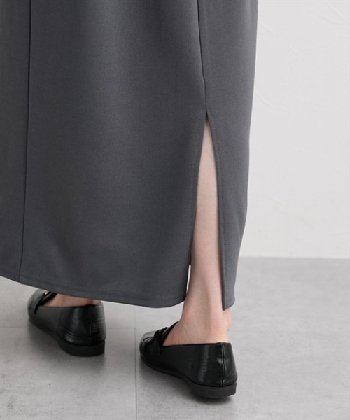 nissen（ニッセン）の「ペプラムキャミソールワンピース＜大きいサイズ有＞（ワンピース・レディース・ベージュ/ブラック/チャコールグレー・S/M/L/LL）」の9枚目の写真