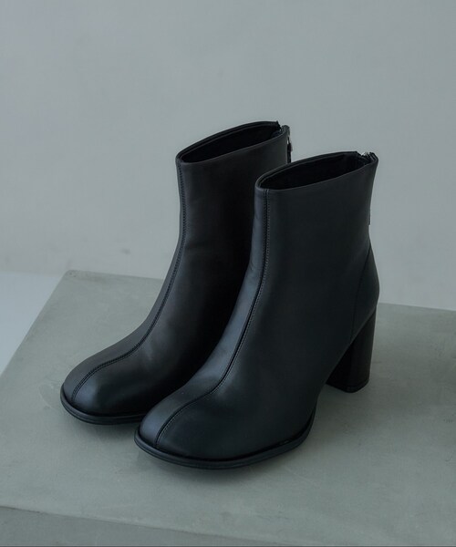 GALLEST（ギャレスト）の「【REMME】ラウンドトゥブーツ（ブーツ・レディース・ブラウン系その他/ブラック・40/35）」の2枚目の写真