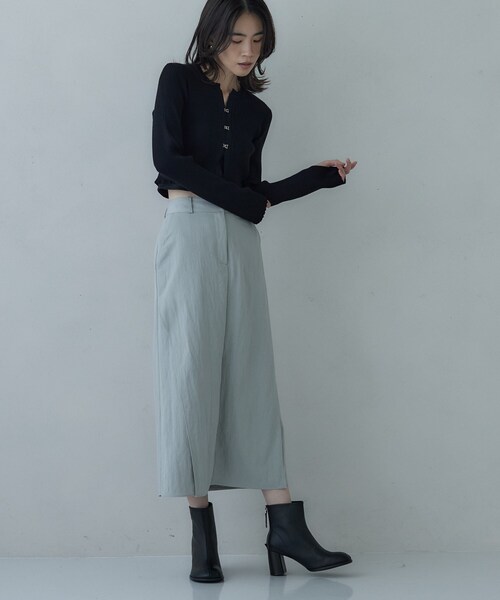 GALLEST（ギャレスト）の「【REMME】ラウンドトゥブーツ（ブーツ・レディース・ブラウン系その他/ブラック・40/35）」の4枚目の写真