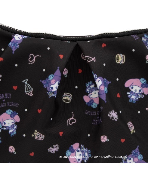 ANNA SUI(アナスイ)の「ANNA SUI × MY MELODY & KUROMI ショルダーバッグ(ショルダーバッグ・レディース・ブラック・FREE)」の6枚目の写真