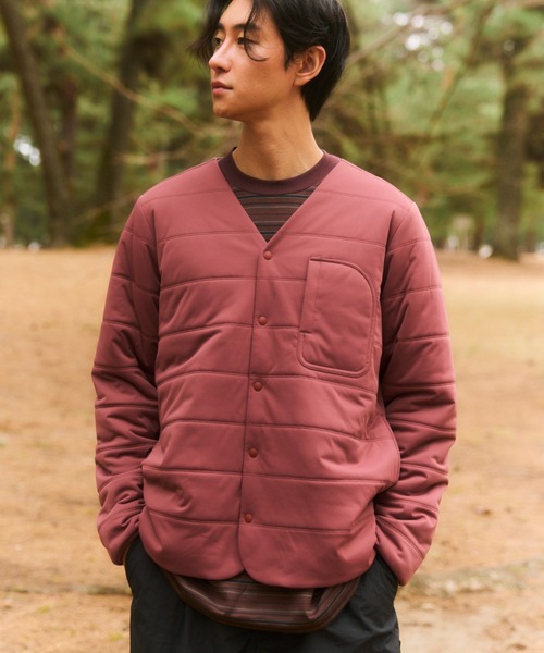Snow Peak(スノーピーク)の「Snow Peak / Flexible Insulated Cardigan フレキシブル 断熱 カーディガン(カーディガン/ボレロ・メンズ・ブラック/ネイビー/ライトブラウン・XXL/XL/L/M/S/2/1)」の3枚目の写真