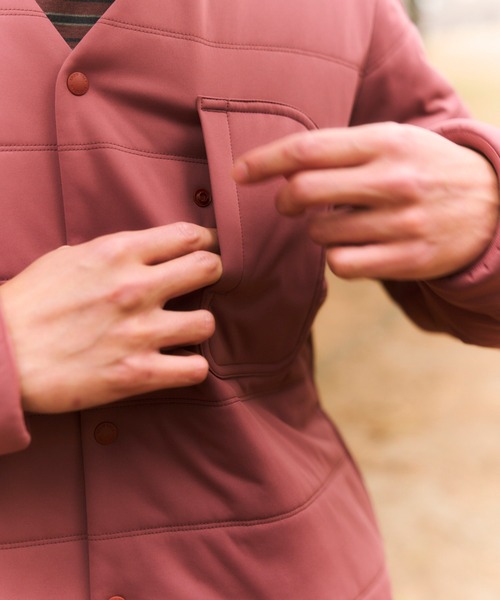 Snow Peak(スノーピーク)の「Snow Peak / Flexible Insulated Cardigan フレキシブル 断熱 カーディガン(カーディガン/ボレロ・メンズ・ブラック/ネイビー/ライトブラウン・XXL/XL/L/M/S/2/1)」の22枚目の写真