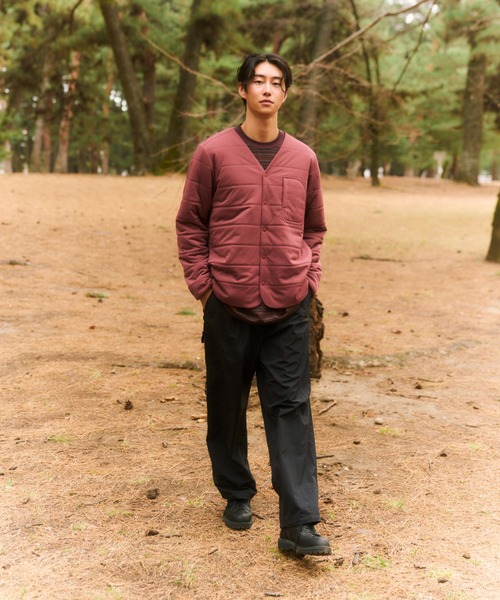 Snow Peak(スノーピーク)の「Snow Peak / Flexible Insulated Cardigan フレキシブル 断熱 カーディガン(カーディガン/ボレロ・メンズ・ブラック/ネイビー/ライトブラウン・XXL/XL/L/M/S/2/1)」の19枚目の写真