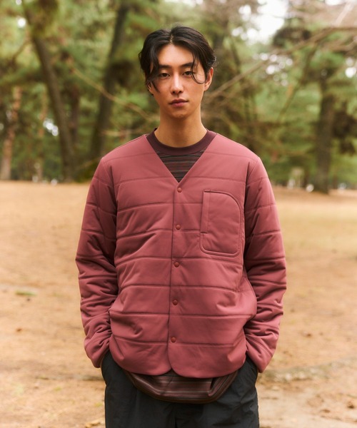 Snow Peak(スノーピーク)の「Snow Peak / Flexible Insulated Cardigan フレキシブル 断熱 カーディガン(カーディガン/ボレロ・メンズ・ブラック/ネイビー/ライトブラウン・XXL/XL/L/M/S/2/1)」の17枚目の写真