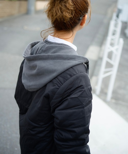 Snow Peak(スノーピーク)の「Snow Peak / Flexible Insulated Cardigan フレキシブル 断熱 カーディガン(カーディガン/ボレロ・メンズ・ブラック/ネイビー/ライトブラウン・XXL/XL/L/M/S/2/1)」の4枚目の写真