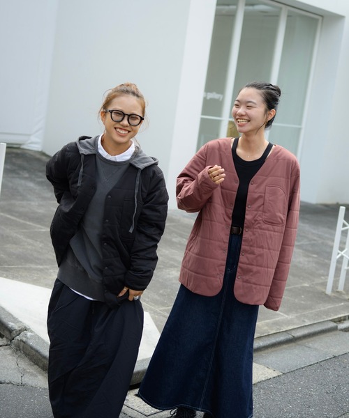 Snow Peak(スノーピーク)の「Snow Peak / Flexible Insulated Cardigan フレキシブル 断熱 カーディガン(カーディガン/ボレロ・メンズ・ブラック/ネイビー/ライトブラウン・XXL/XL/L/M/S/2/1)」の8枚目の写真