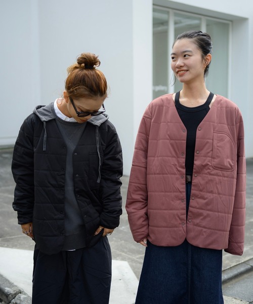 Snow Peak(スノーピーク)の「Snow Peak / Flexible Insulated Cardigan フレキシブル 断熱 カーディガン(カーディガン/ボレロ・メンズ・ブラック/ネイビー/ライトブラウン・XXL/XL/L/M/S/2/1)」の9枚目の写真