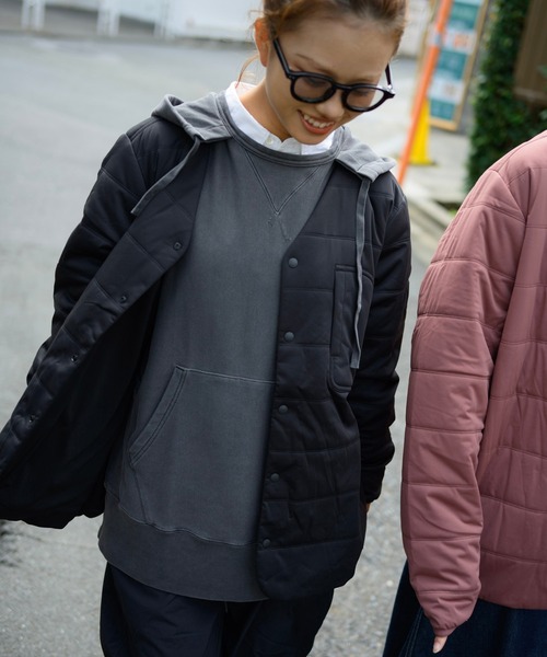 Snow Peak(スノーピーク)の「Snow Peak / Flexible Insulated Cardigan フレキシブル 断熱 カーディガン(カーディガン/ボレロ・メンズ・ブラック/ネイビー/ライトブラウン・XXL/XL/L/M/S/2/1)」の14枚目の写真