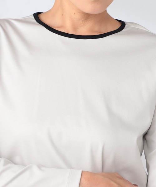 GALLORIA(ギャローリア)の「衿配色プルオーバー(Tシャツ/カットソー・レディース・オートミール/ロイヤルブルー/ブラック・S/M/L/LL)」の15枚目の写真