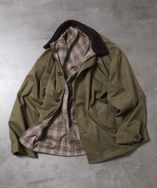 セール】限定展開 リラックスフィット リバーシブル 襟コーデュロイ