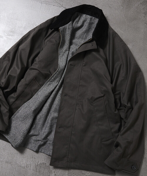 セール】限定展開 リラックスフィット リバーシブル 襟コーデュロイ