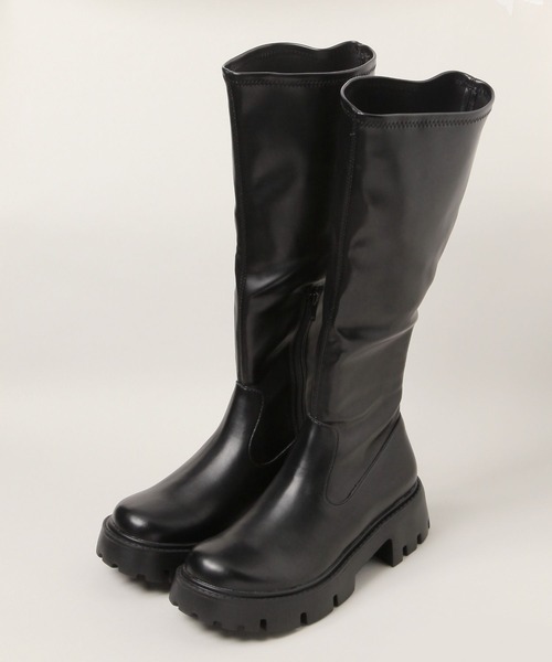 RAGEBLUE（レイジブルー）の「抗菌・防臭/ストレッチタンクロングブーツ（ブーツ・レディース・ブラック・23.5㎝/24.5㎝）」の6枚目の写真