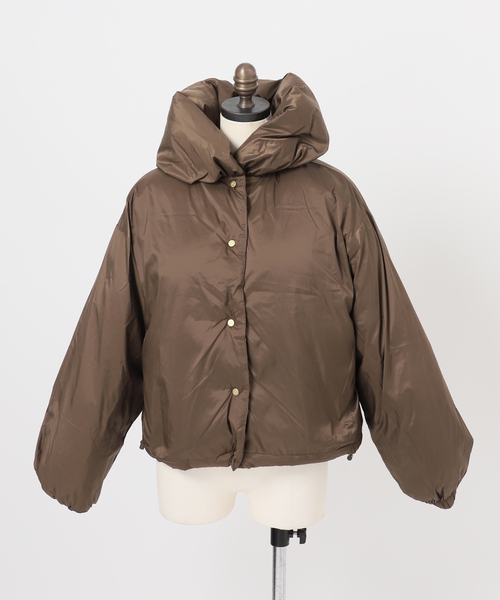 Traditional Weatherwear（トラディショナルウェザーウェア）の「TRADITIONAL WEATHERWEAR SLOBE別注 HASELEY DOWN PA（ダウンジャケット/コート・レディース・ブラック/ブラウン・36/34）」の16枚目の写真