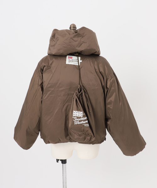 Traditional Weatherwear（トラディショナルウェザーウェア）の「TRADITIONAL WEATHERWEAR SLOBE別注 HASELEY DOWN PA（ダウンジャケット/コート・レディース・ブラック/ブラウン・36/34）」の17枚目の写真