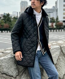 希少　Traditional Weatherwear　キルティングコート　千鳥柄 Traditional Weatherwear｜トラディショナルウェザーウェアの