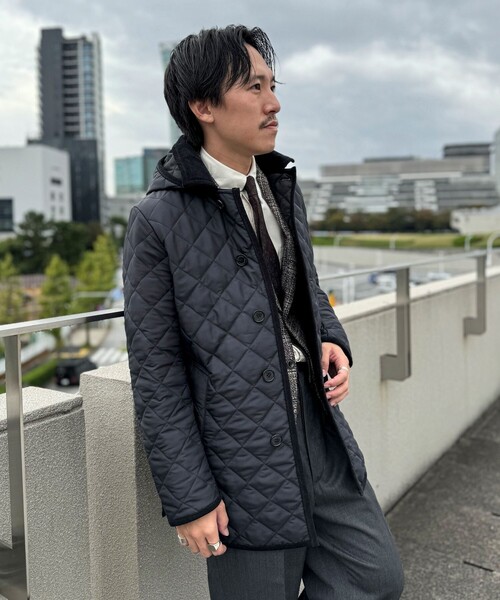 セール】【Traditional weatherwear】別注 DERBY HOOD キルティング