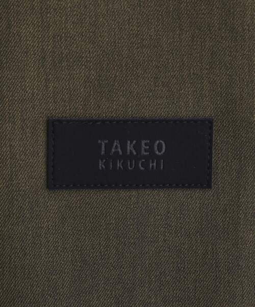 TAKEO KIKUCHI(タケオキクチ)の「【JUST ONE LAYER】ダウンファブリック ジップアップ リブ ブルゾン(ブルゾン・メンズ・カーキ/ブラック・04/02/03)」の12枚目の写真