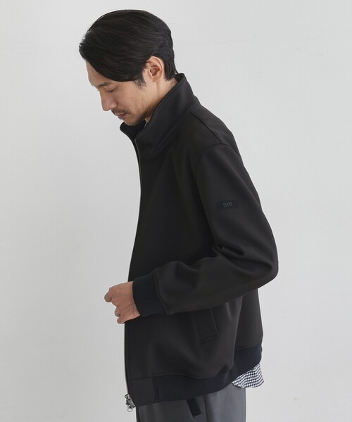 TAKEO KIKUCHI(タケオキクチ)の「【JUST ONE LAYER】ダウンファブリック ジップアップ リブ ブルゾン(ブルゾン・メンズ・カーキ/ブラック・04/02/03)」の14枚目の写真