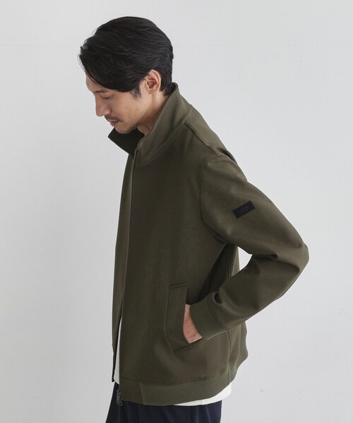 TAKEO KIKUCHI(タケオキクチ)の「【JUST ONE LAYER】ダウンファブリック ジップアップ リブ ブルゾン(ブルゾン・メンズ・カーキ/ブラック・04/02/03)」の20枚目の写真