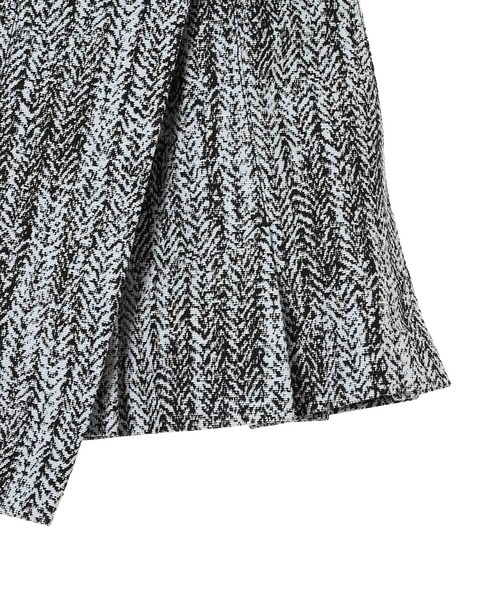 GANNI(ガニー)の「GANNI Cotton Tweed Wrap Mini Skirt W0054(スカート・レディース・ライトブルー・36inch/34inch)」の6枚目の写真