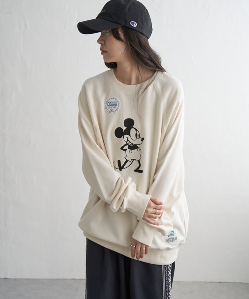 NO NEED（ノーニード）の「DISCUS ATHLETIC×Disneyスウェット（スウェット・メンズ・オフホワイト/グレー系その他/グレー/ライトグレー/ホワイト/アイボリー・L/M）」の2枚目の写真