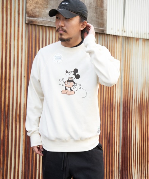 NO NEED（ノーニード）の「DISCUS ATHLETIC×Disneyスウェット（スウェット・メンズ・オフホワイト/グレー系その他/グレー/ライトグレー/ホワイト/アイボリー・L/M）」の3枚目の写真