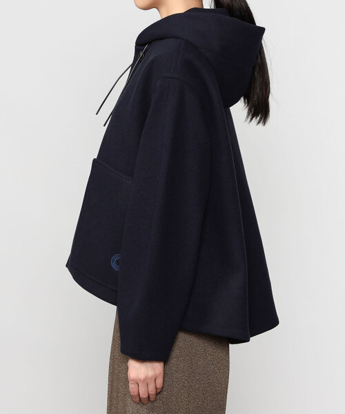 ORCIVAL（オーシバル）の「ORCIVAL | ブリティッシュツイード フードブルゾン WOMEN（その他アウター・レディース・ブラウン/ダークネイビー・1）」の11枚目の写真