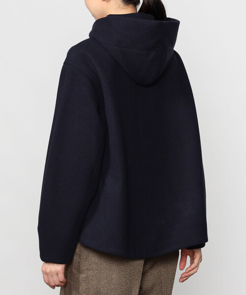 ORCIVAL（オーシバル）の「ORCIVAL | ブリティッシュツイード フードブルゾン WOMEN（その他アウター・レディース・ブラウン/ダークネイビー・1）」の12枚目の写真