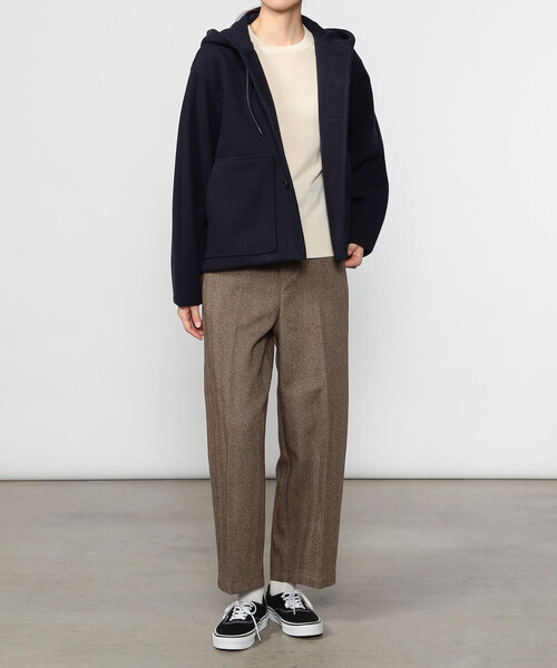 ORCIVAL（オーシバル）の「ORCIVAL | ブリティッシュツイード フードブルゾン WOMEN（その他アウター・レディース・ブラウン/ダークネイビー・1）」の10枚目の写真