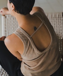 lit(リット)のBack Open Velour Tanktop(タンクトップ)