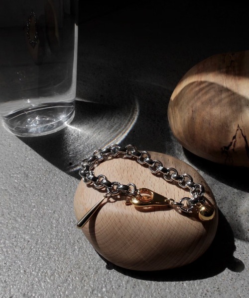 Soierie（ソワリー）の「カラー ブレスレット / Collar bracelet（ブレスレット・レディース・シルバー系/シルバー×ゴールド・FREE）」の3枚目の写真