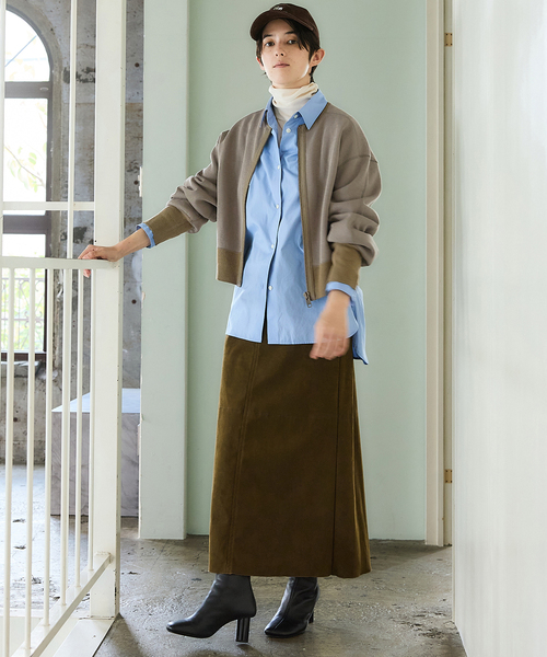 IENA（イエナ）の「《追加2》BLACK ジップアップスウェット（スウェット・レディース・グレー/ブラック・FREE）」の21枚目の写真