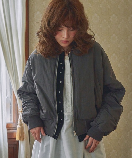 Unblend】ヴィンテージライクショート丈MA-1 Unblend│MONO-MART