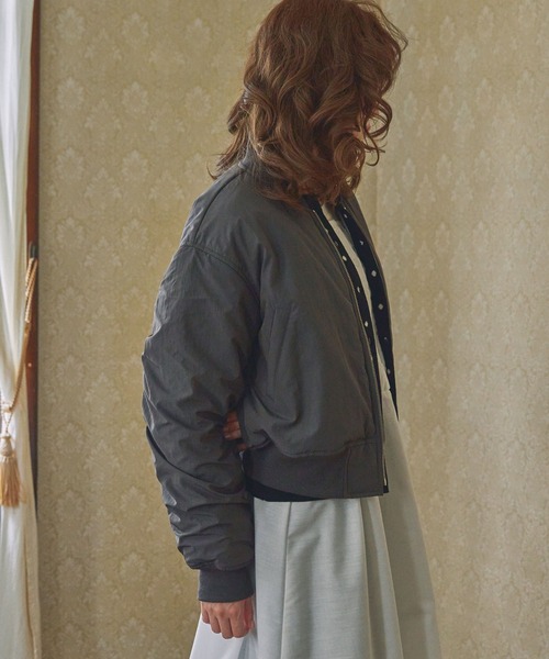 Unblend】ヴィンテージライクショート丈MA-1 Unblend│MONO-MART