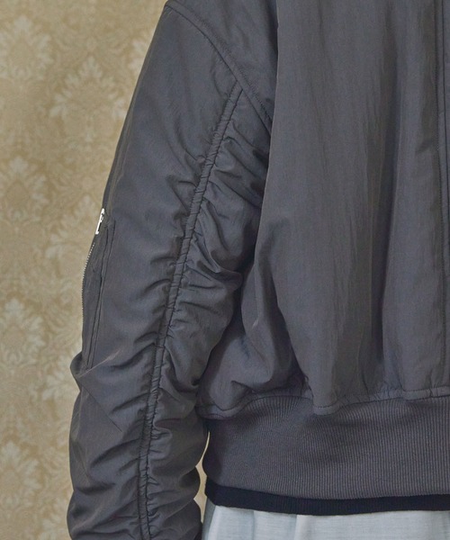 Unblend】ヴィンテージライクショート丈MA-1（MA-1）｜Unblend（アン