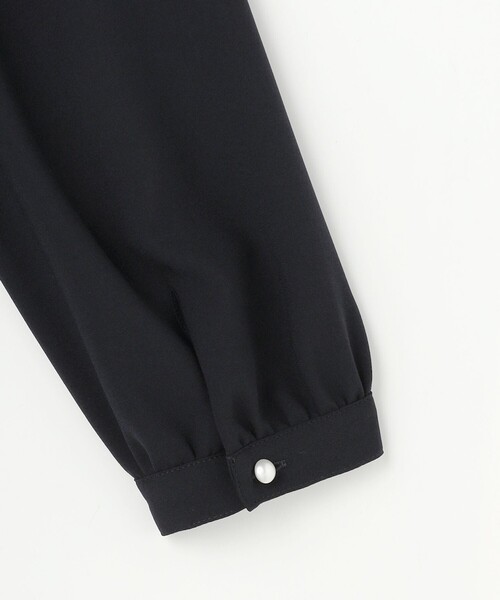 J.PRESS(ジェイプレス)の「ノルディス2wayジョーゼット プリーツ ワンピース(ワンピース・レディース・ネイビー系・T15/T13)」の7枚目の写真