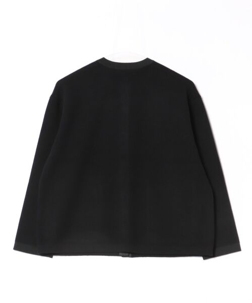 ROPE'(ロペ)の「接結ウールバイカラーニットカーディガン/イージーケア(カーディガン/ボレロ・レディース・ブラック/オフホワイト・FREE)」の20枚目の写真