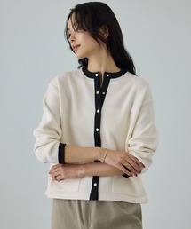 ROPE' | 接結ウールバイカラーニットカーディガン/イージーケア(カーディガン/ボレロ)
